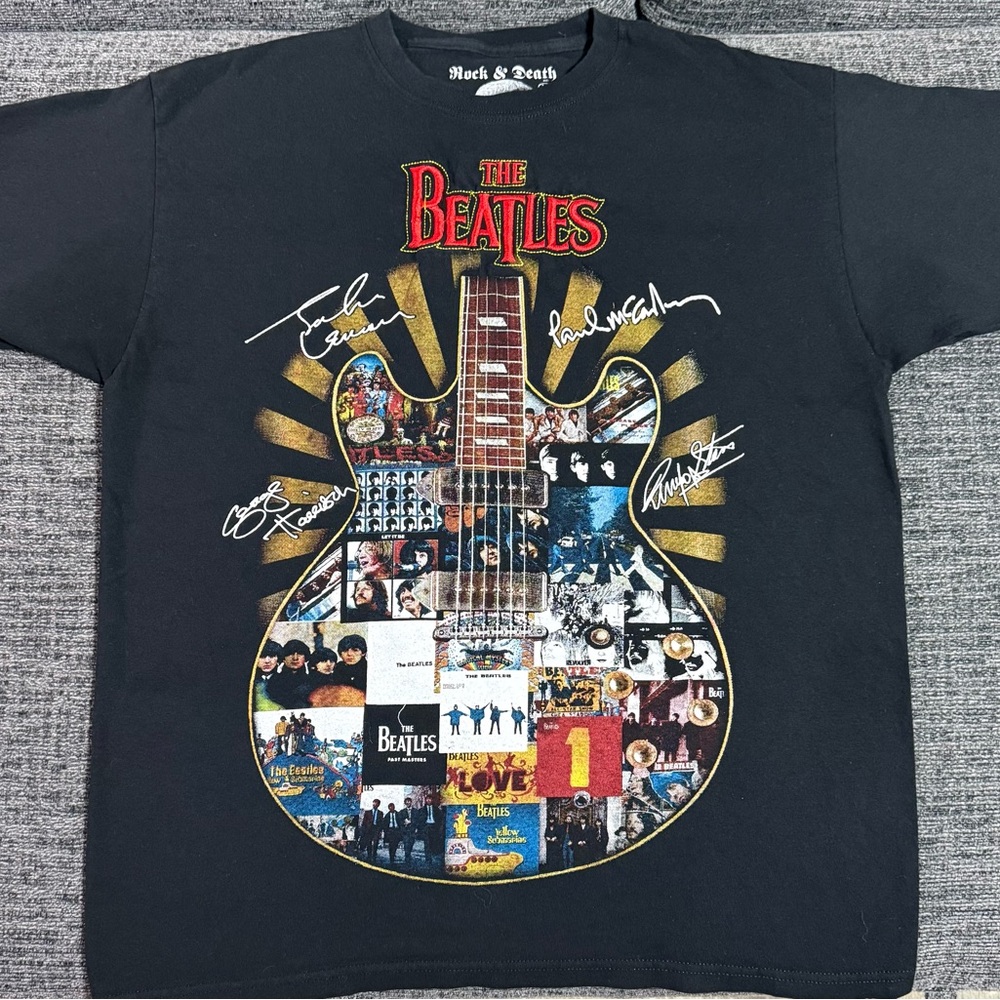 Custom Embroidered “The Beatles” Shirt